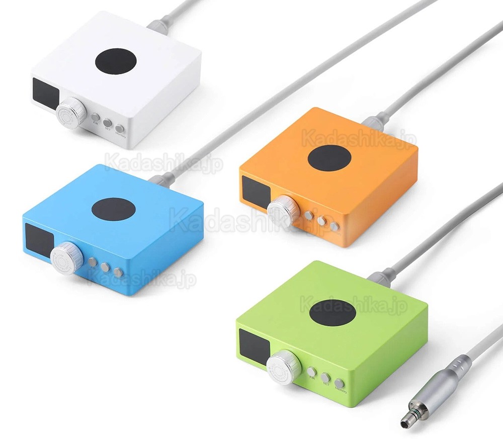 歯科用LEDブラシレスインプラントモーター、4穴、3つのモード（16:1 / 1:1 / 1:5）
